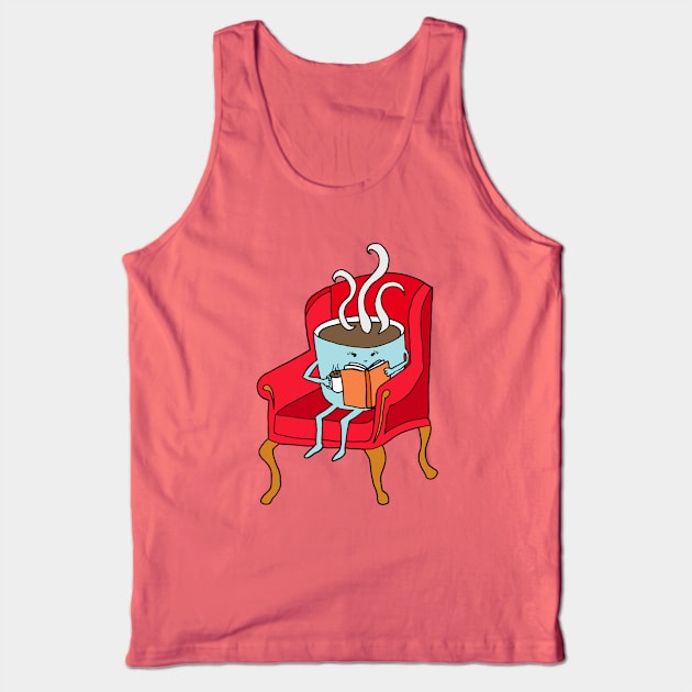 Coffee Shop Tank Top by AnnieRiker